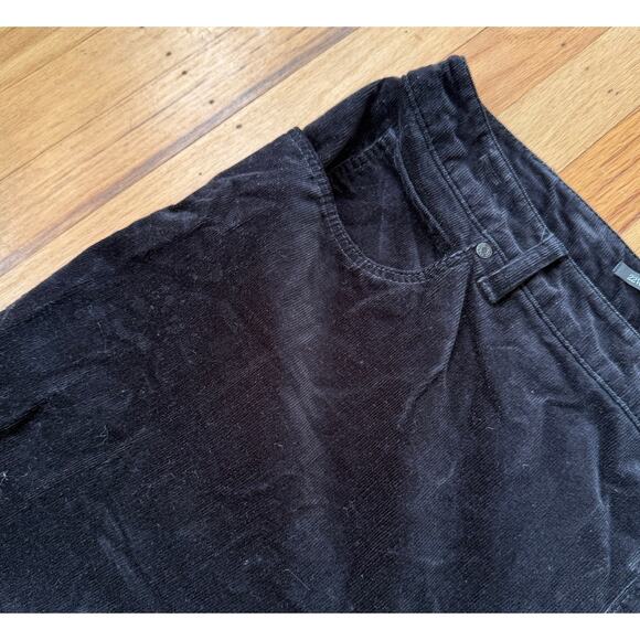 Talbots Black Corduroy Straight Leg Pants Size 22W 90's Classic Casual Office - Picture 4 of 9